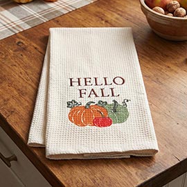 Hello Fall Kitchen Towel